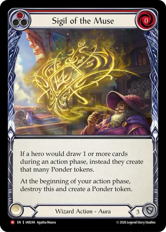 Sigil of the Muse IAR249 (Usurp the Shadow Throne)  - Rainbow Foil