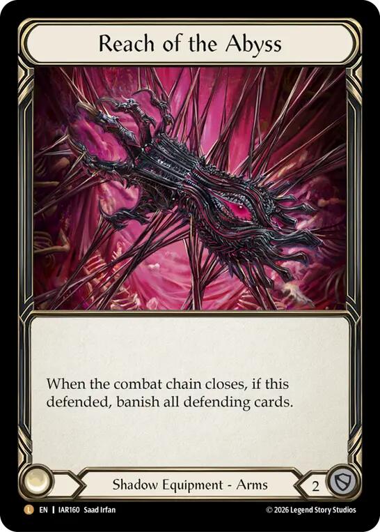 Reach of the Abyss IAR160 (Usurp the Shadow Throne)  - Rainbow Foil