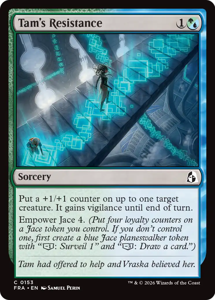 Tam's Resistance 153 (Reality Fracture)  - Foil