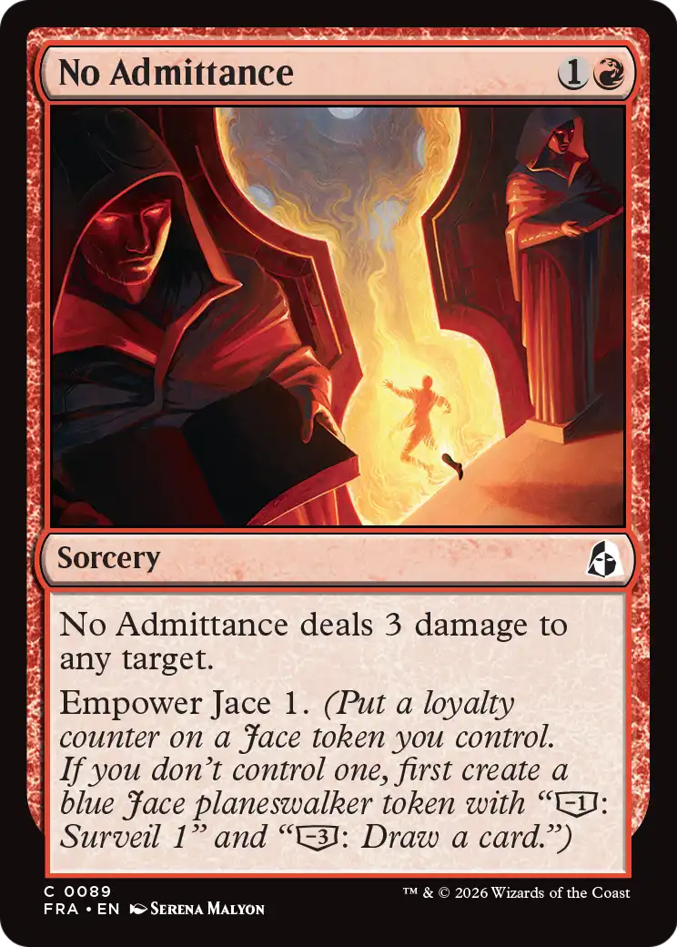 No Admittance 89 (Reality Fracture)  - Foil