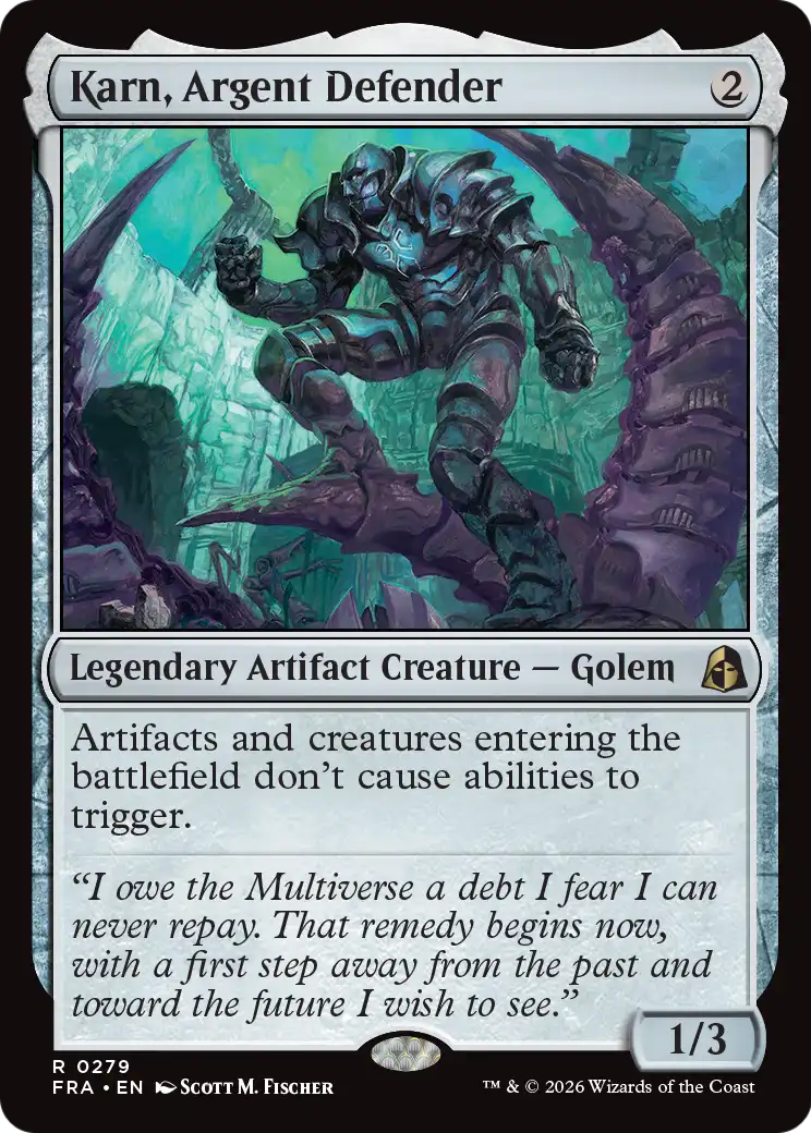 Karn, Argent Defender 279 (Reality Fracture) 