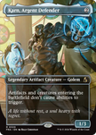 Karn, Argent Defender 320 (Reality Fracture)  - Borderless Foil