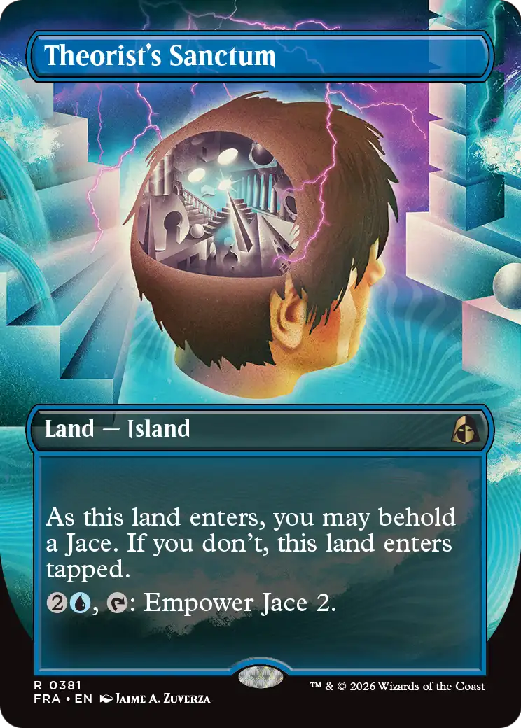 Theorist's Sanctum 381 (Reality Fracture)  - Borderless Foil