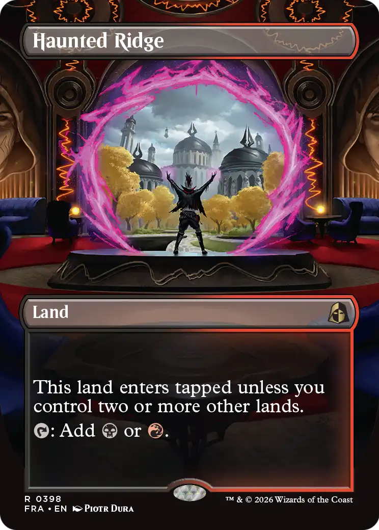 Haunted Ridge 398 (Reality Fracture)  - Borderless Foil