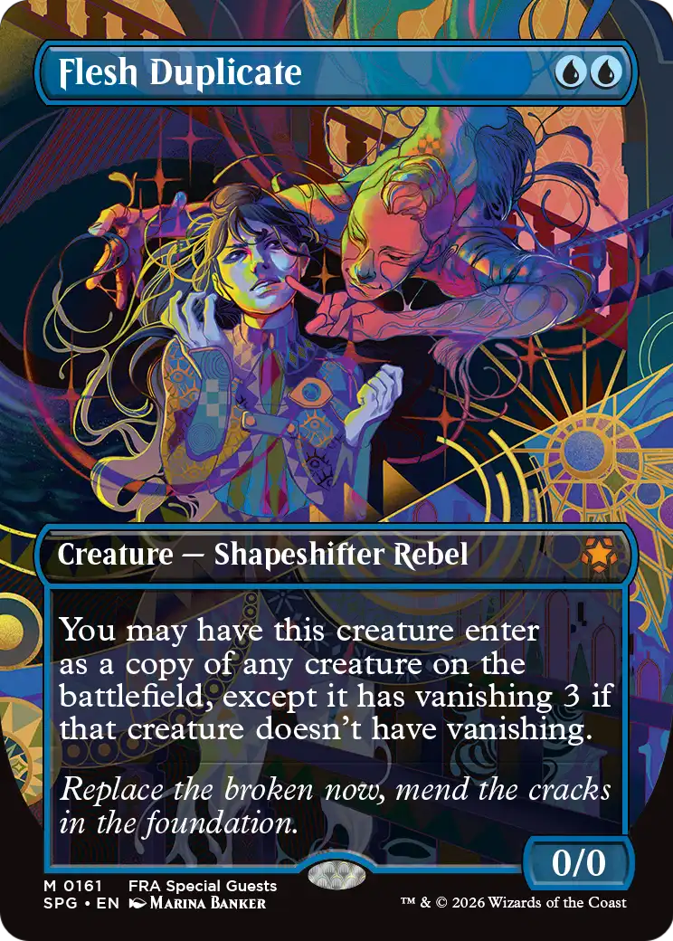 Flesh Duplicate 161 (Special Guests)  - Borderless Foil