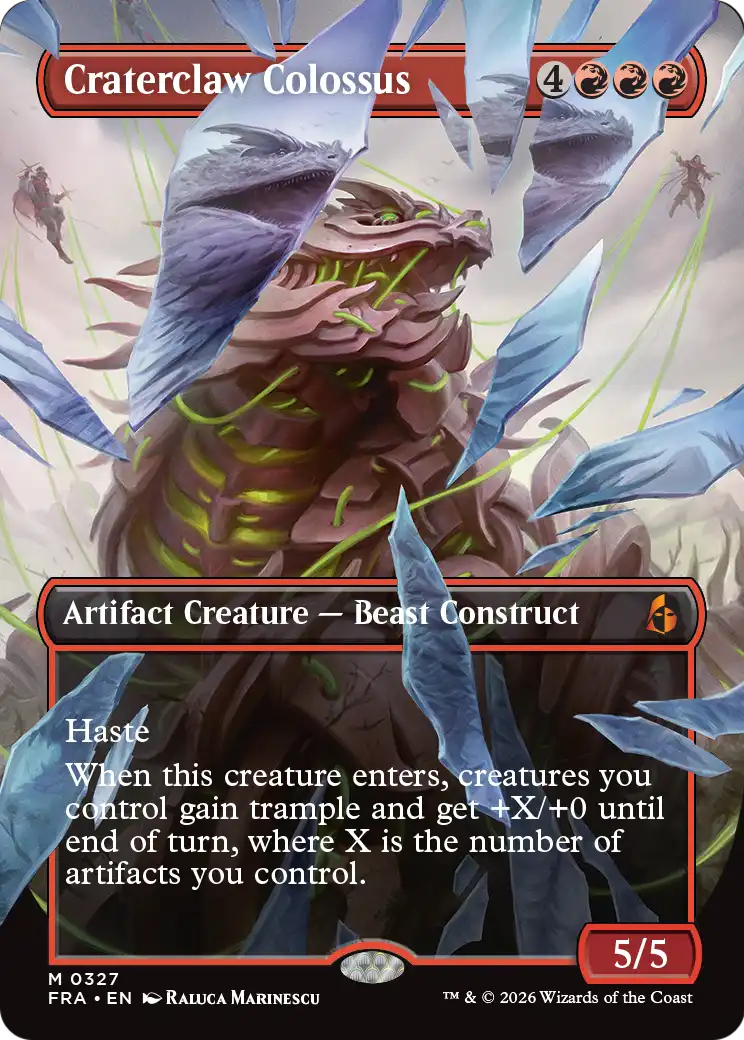 Craterclaw Colossus 327 (Reality Fracture)  - Borderless