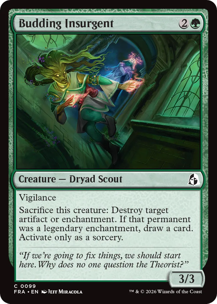 Budding Insurgent 99 (Reality Fracture)  - Foil