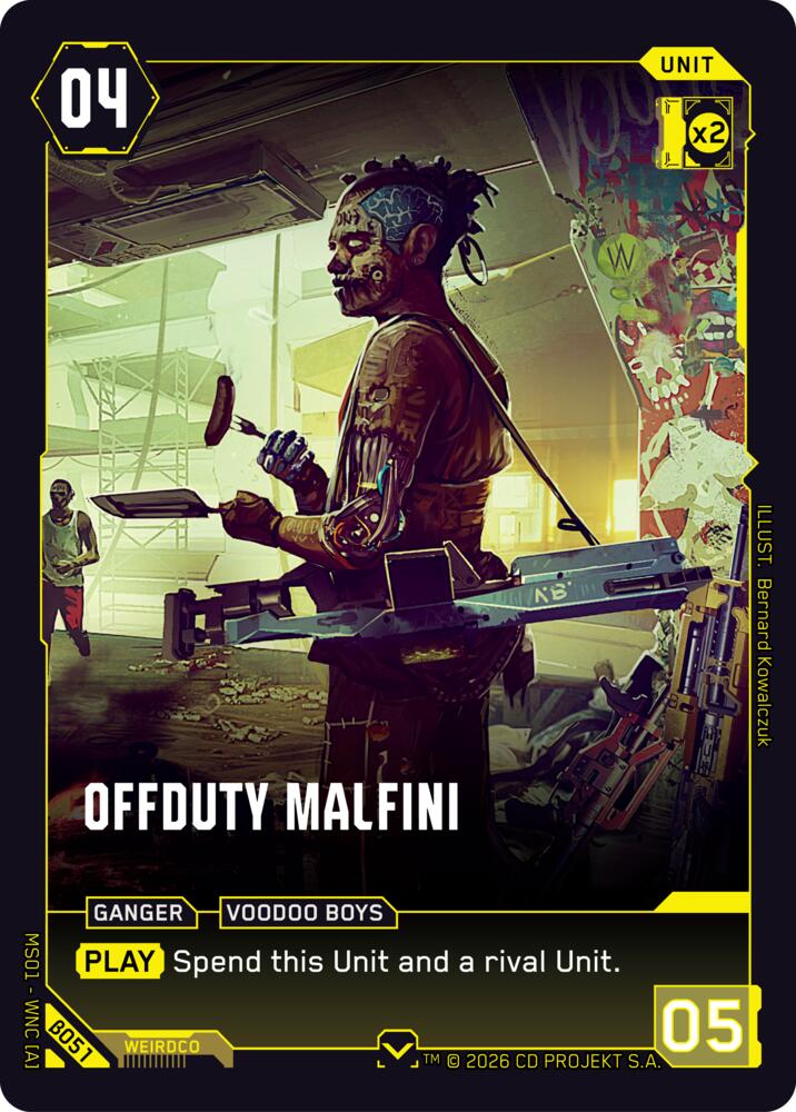 Offduty Malfini B051 (Welcome to Night City - Beta) 