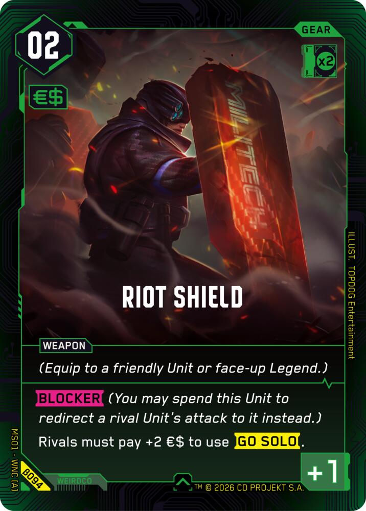 Riot Shield B094 (Welcome to Night City - Beta) 