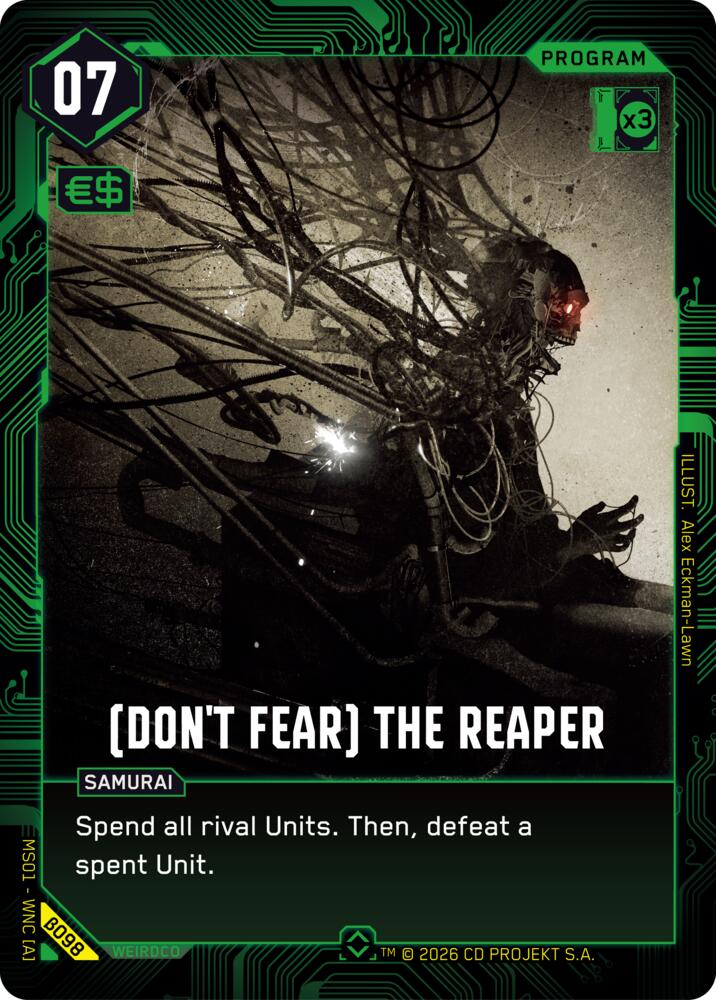 Dont Fear The Reaper B098 (Welcome to Night City - Beta)  - Foil
