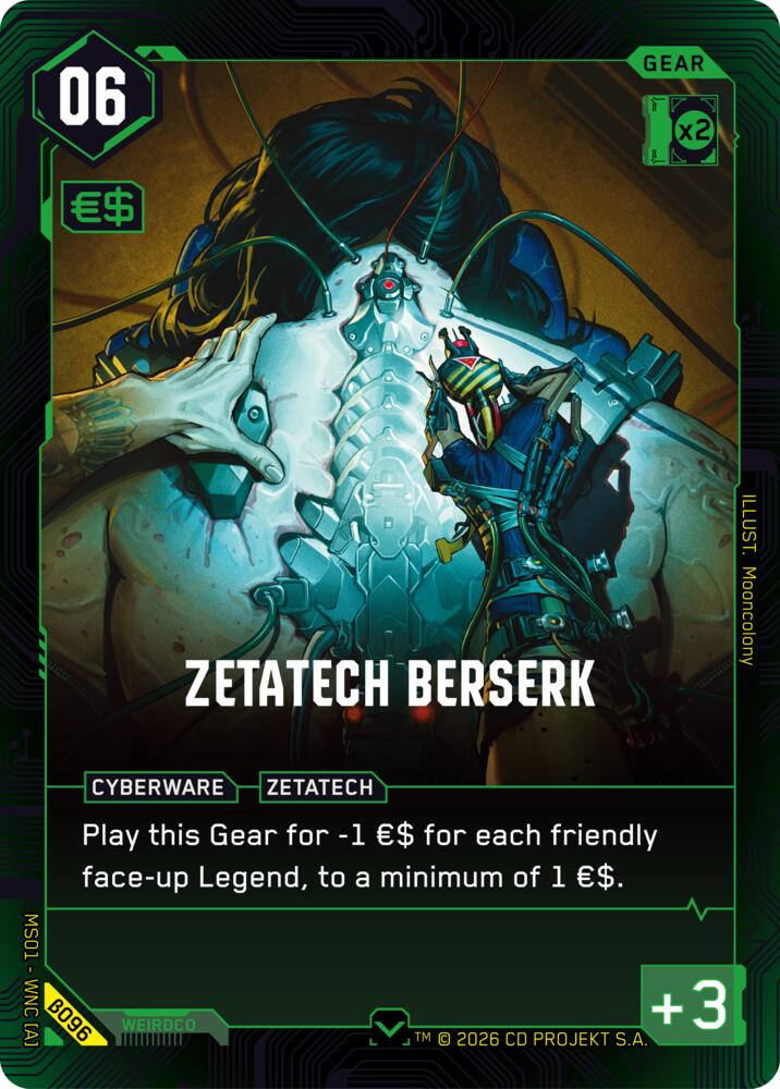 Zetatech Berserk B096 (Welcome to Night City - Beta) 