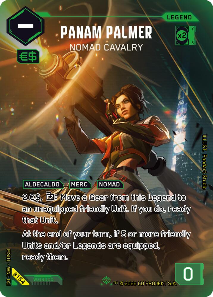 Panam Palmer Nomad Cavalry ILegend B154 (Welcome to Night City - Beta)  - Foil