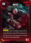 Royce Psycho on the Edge Rare B004 (Welcome to Night City - Beta)  - Foil