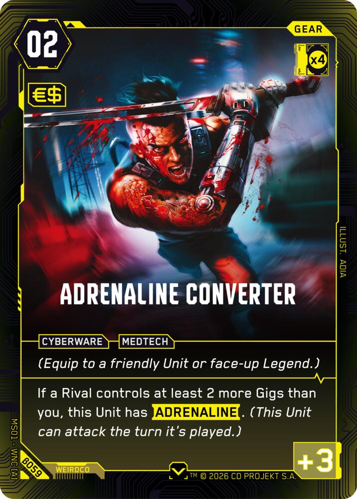 Adrenaline Converter B059 (Welcome to Night City - Beta) 