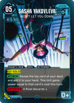 Sasha Yakovleva Wont Let You Down Secret B109 (Welcome to Night City - Beta)  - Foil
