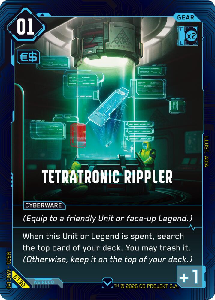 Tetratronic Rippler B130 (Welcome to Night City - Beta) 