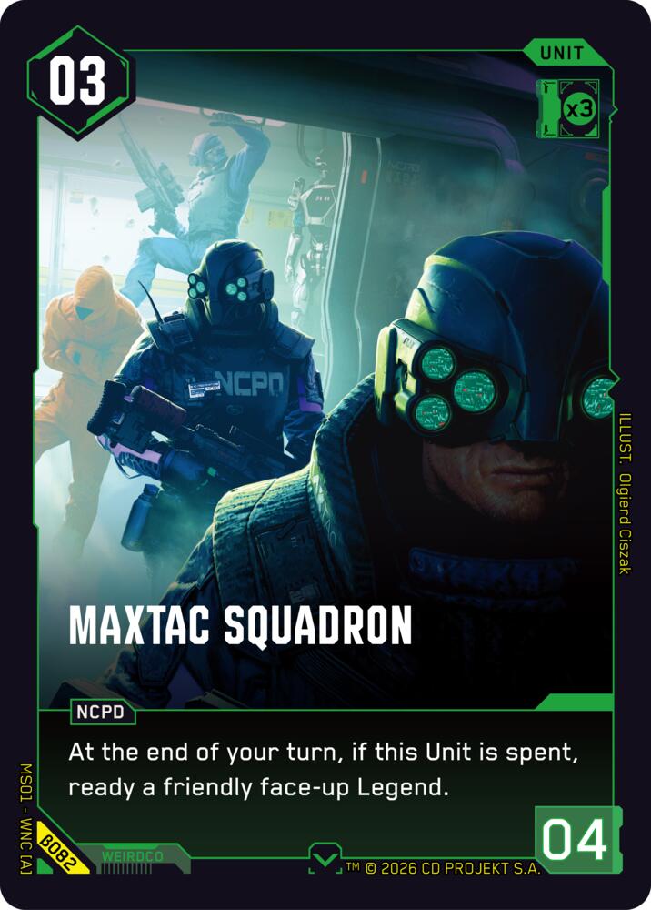 MaxTac Squadron B082 (Welcome to Night City - Beta) 