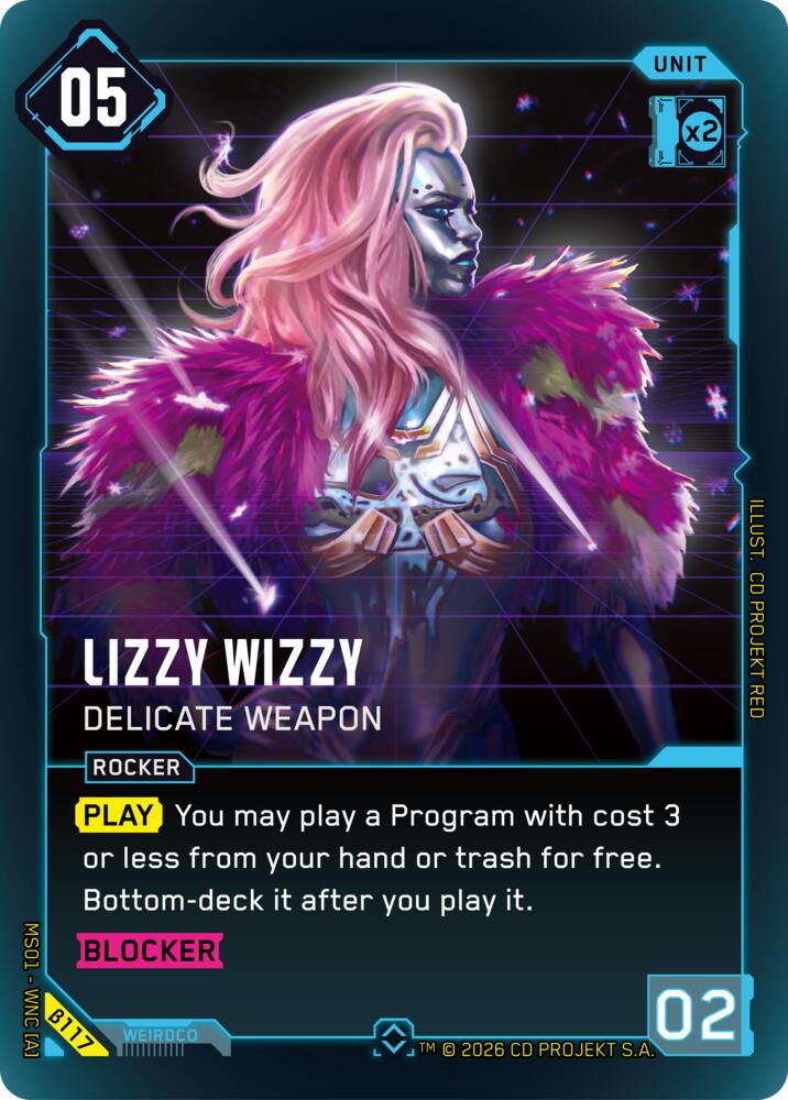 Lizzy Wizzy Delicate Weapon B117 (Welcome to Night City - Beta)  - Foil