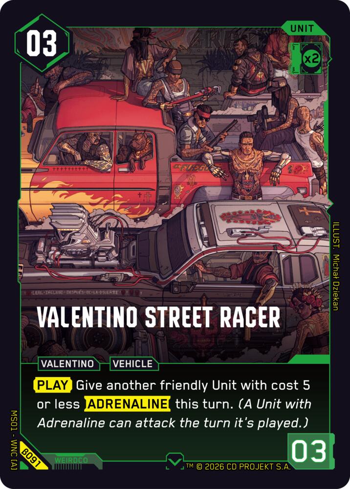 Valentino Street Racer B091 (Welcome to Night City - Beta) 