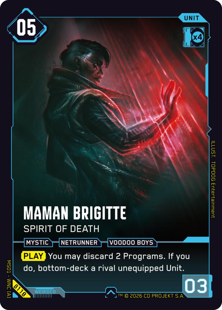 Maman Brigitte Spirit of Death B118 (Welcome to Night City - Beta) 
