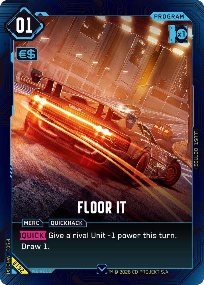 Floor It B132 (Welcome to Night City - Beta) 