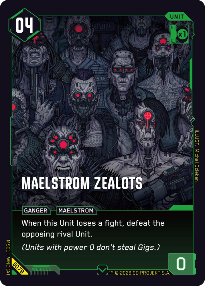 Maelstrom Zealots B079 (Welcome to Night City - Beta) 