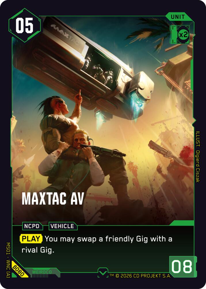MaxTac AV B080 (Welcome to Night City - Beta) 