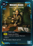 Wakako Okada Peace and Harmony Rare B110 (Welcome to Night City - Beta)  - Foil