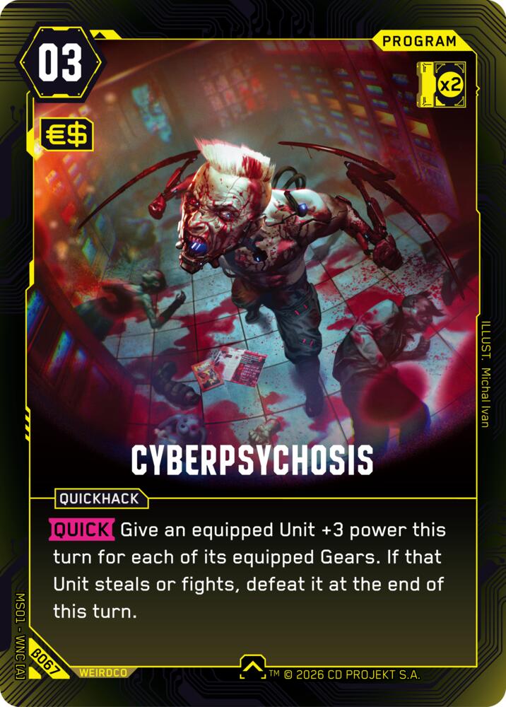 Cyberpsychosis B067 (Welcome to Night City - Beta) 