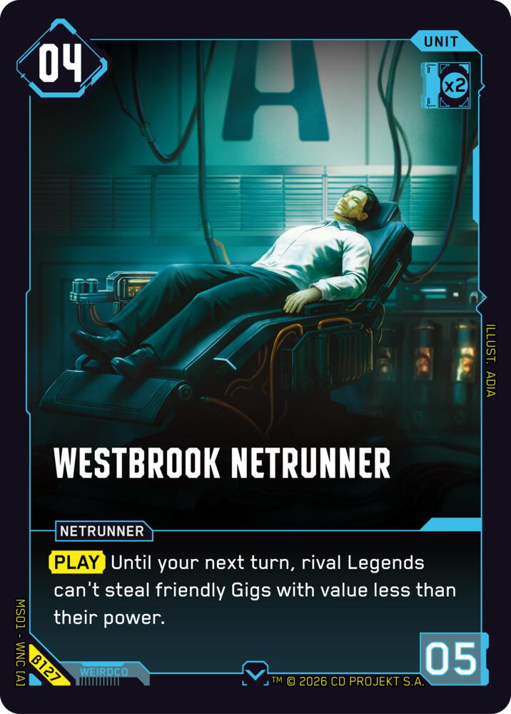 Westbrook Netrunner B127 (Welcome to Night City - Beta) 