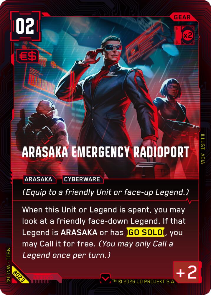 Arasaka Emergency Radioport B023 (Welcome to Night City - Beta) 