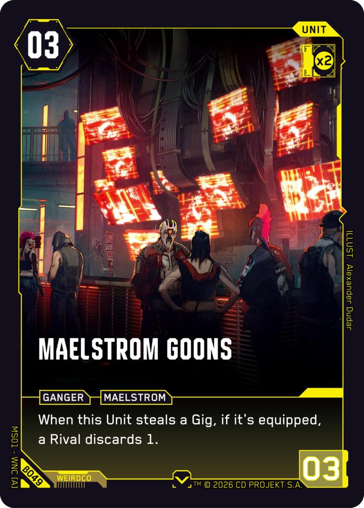 Maelstrom Goons B049 (Welcome to Night City - Beta) 