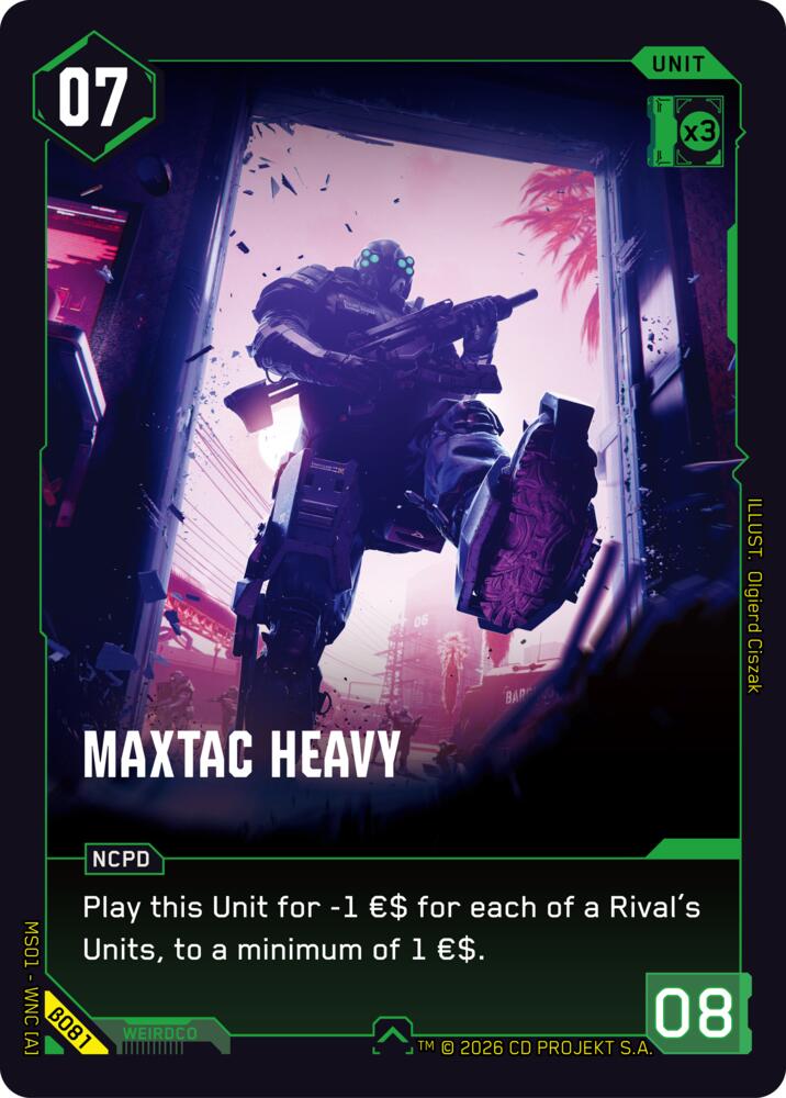 MaxTac Heavy B081 (Welcome to Night City - Beta) 