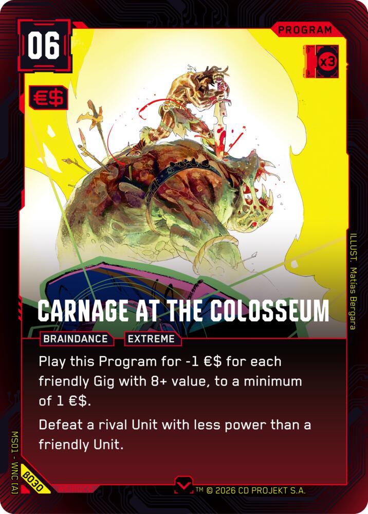 Carnage at the Colosseum B030 (Welcome to Night City - Beta) 