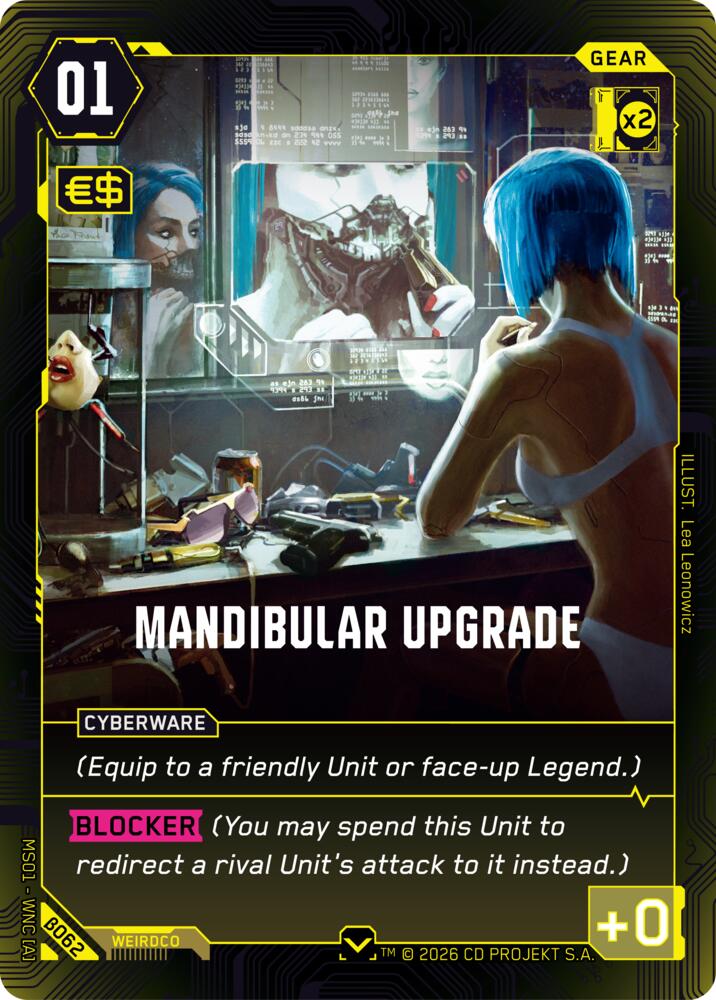 Mandibular Upgrade B062 (Welcome to Night City - Beta) 