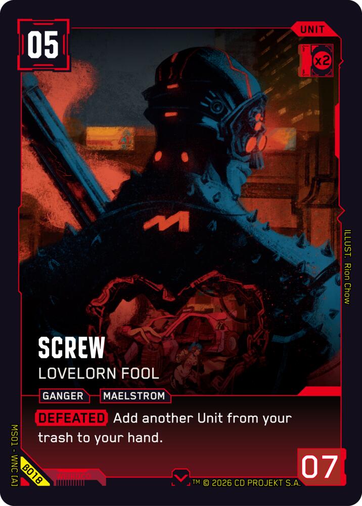 Screw Lovelorn Fool B018 (Welcome to Night City - Beta) 