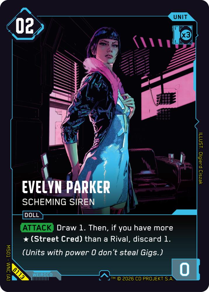 Evelyn Parker Scheming Siren B113 (Welcome to Night City - Beta) 