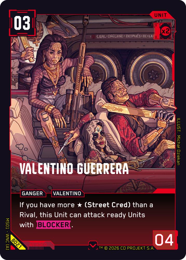 Valentino Guerrera B021 (Welcome to Night City - Beta) 