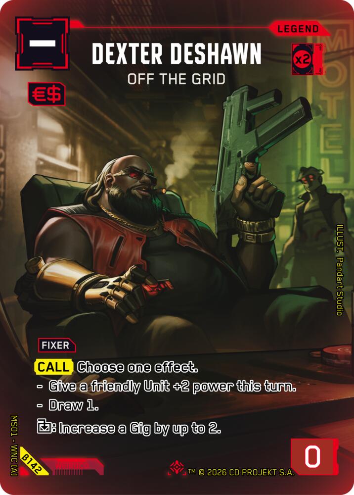 Dexter DeShawn Off the Grid ILegend B142 (Welcome to Night City - Beta)  - Foil