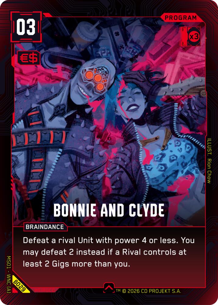 Bonnie and Clyde B029 (Welcome to Night City - Beta) 