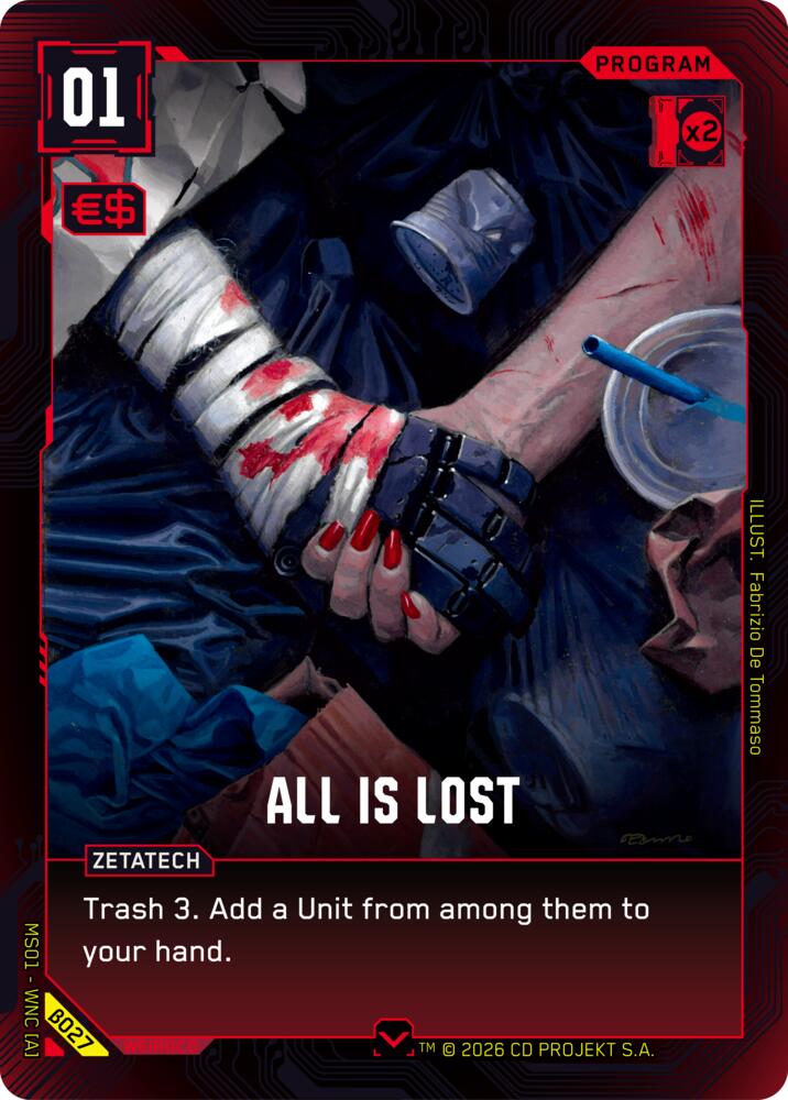 All is Lost B027 (Welcome to Night City - Beta) 