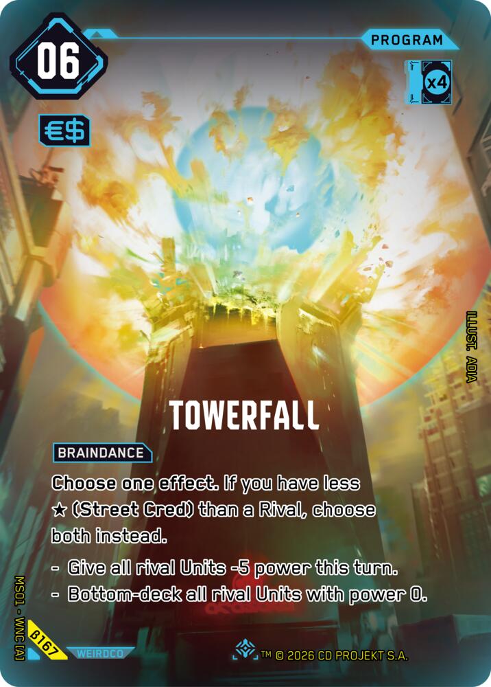 Towerfall IO B167 (Welcome to Night City - Beta)  - Foil