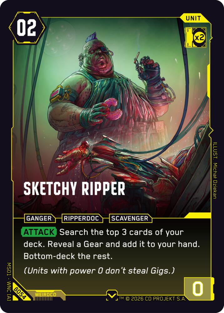 Sketchy Ripper B054 (Welcome to Night City - Beta) 