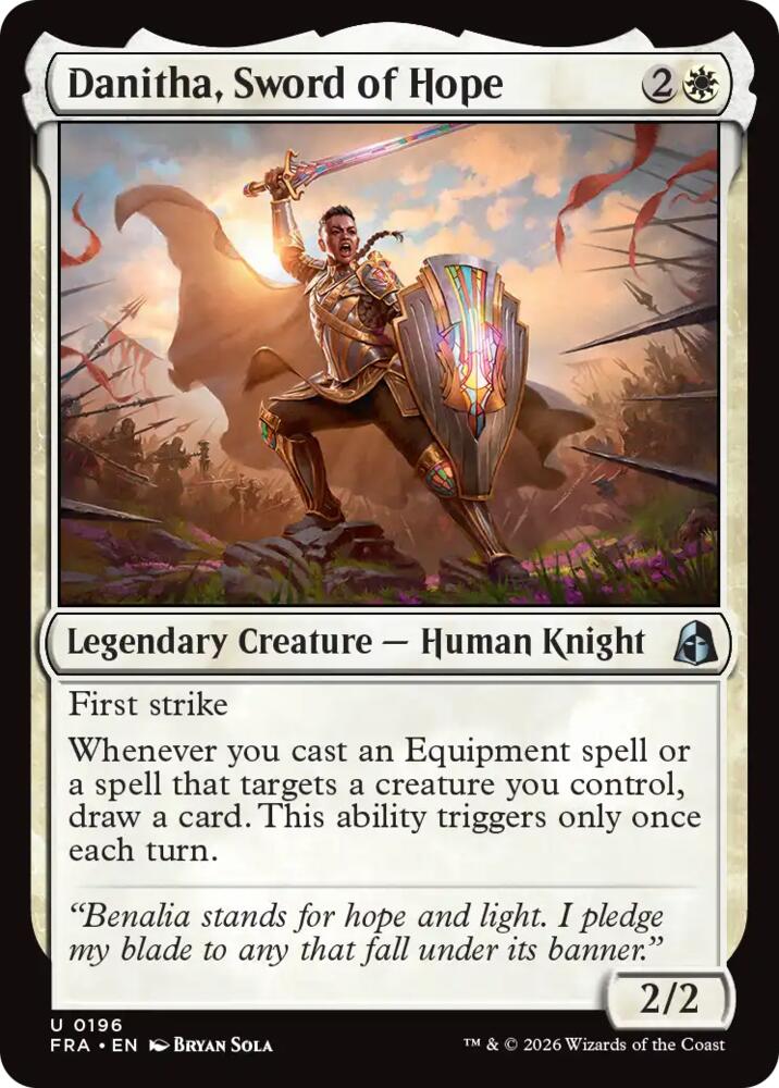 Danitha, Sword of Hope 196 (Reality Fracture) 