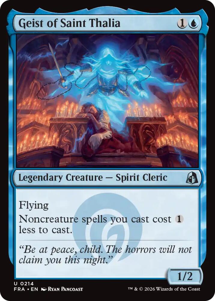 Geist of Saint Thalia 214 (Reality Fracture)  - Foil