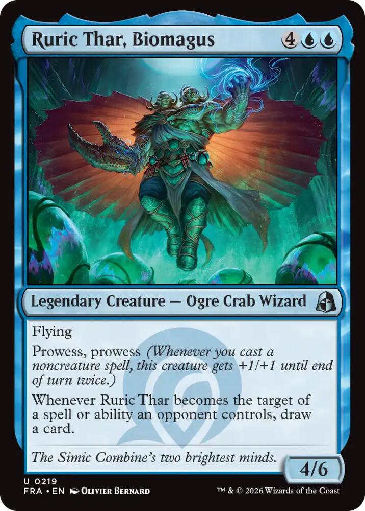 Ruric Thar, Biomagus 219 (Reality Fracture)  - Foil