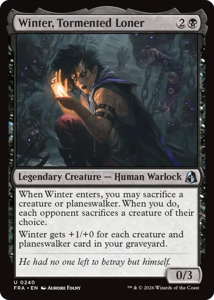 Winter, Tormented Loner 240 (Reality Fracture) 