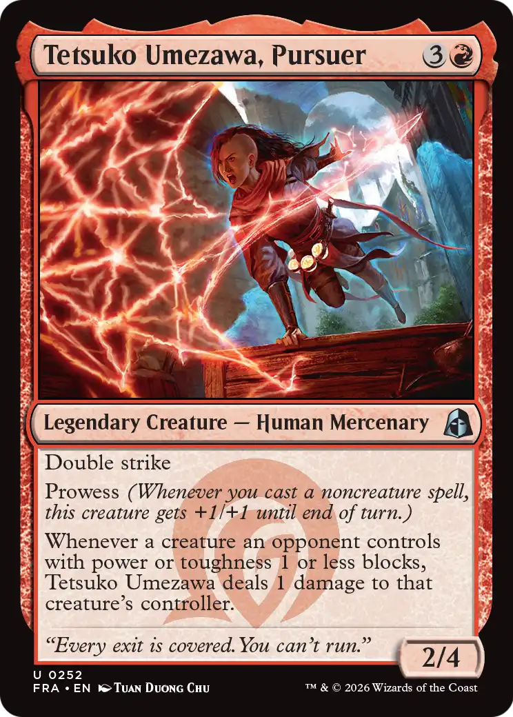 Tetsuko Umezawa, Pursuer 252 (Reality Fracture)  - Foil