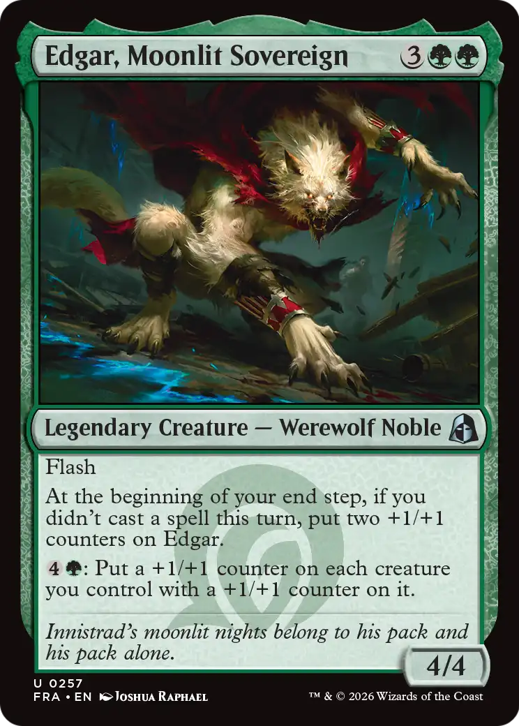 Edgar, Moonlit Sovereign 257 (Reality Fracture)  - Foil