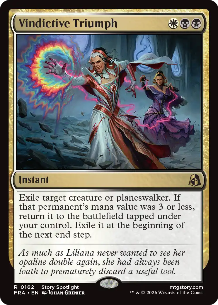 Vindictive Triumph 162 (Reality Fracture)  - Foil